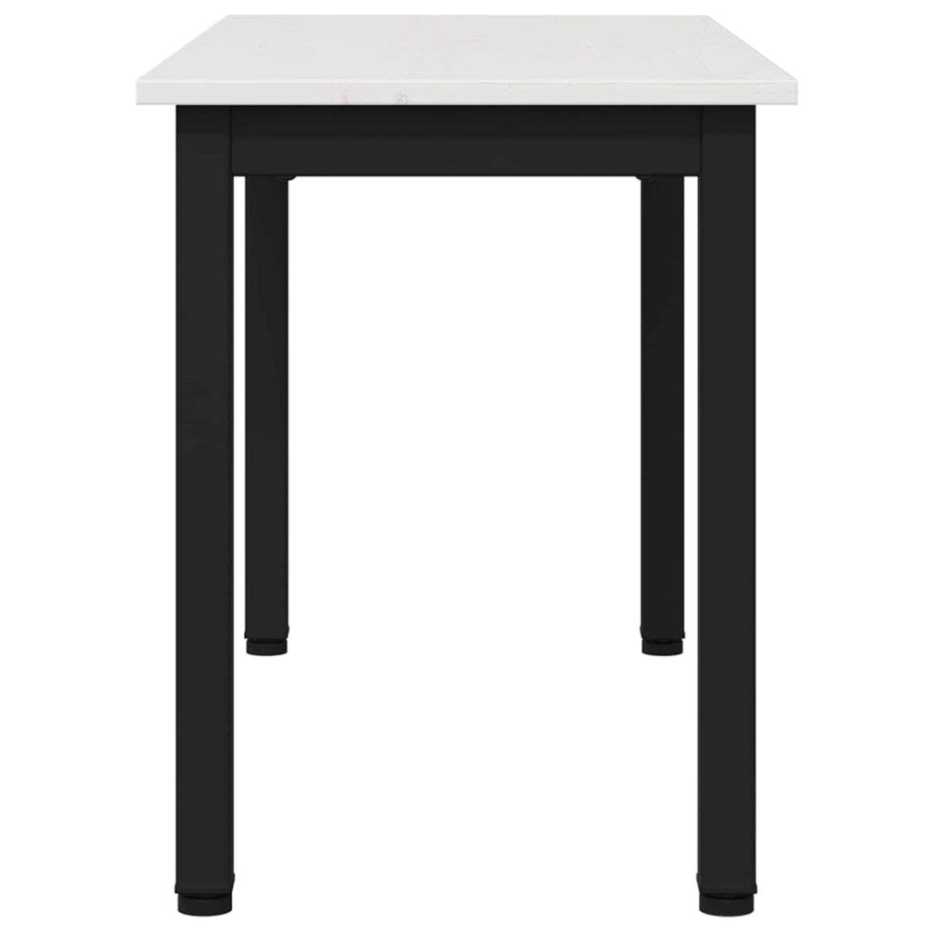 vidaXL ławka Biały 80 x 35 x 45 cm Lite drewno sosnowe