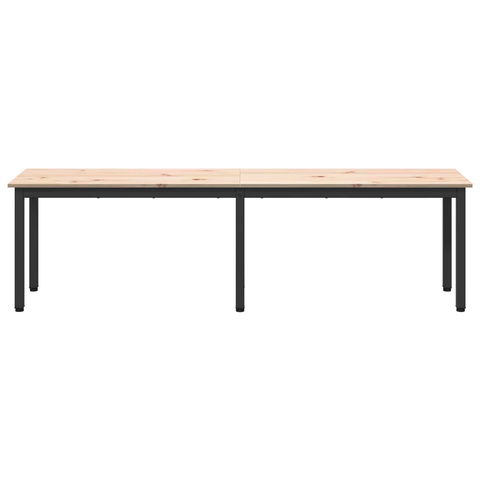 vidaXL ławka Naturalny 160 x 35 x 45 cm Lite drewno sosnowe