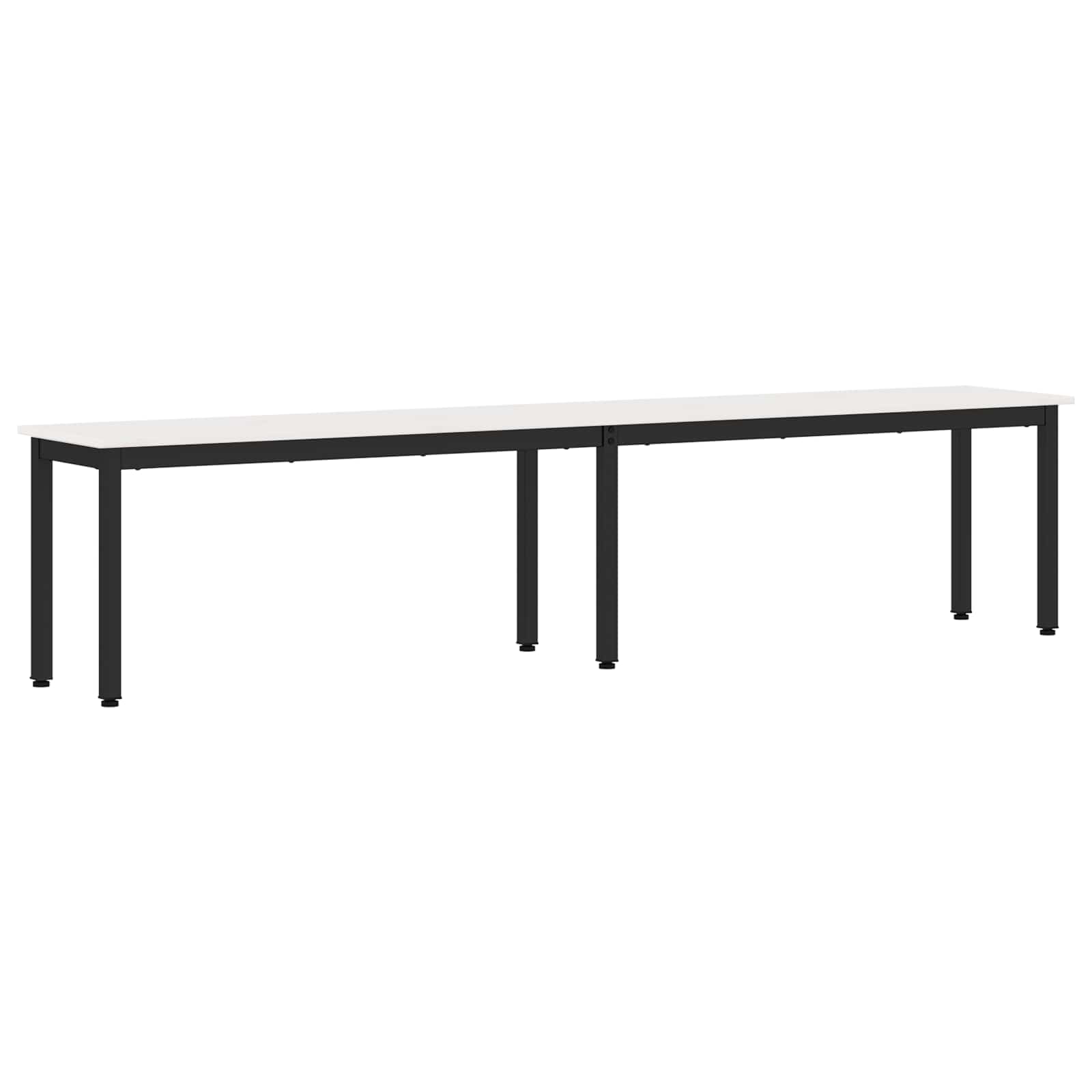 vidaXL ławka Biały 200 x 35 x 45 cm Lite drewno sosnowe