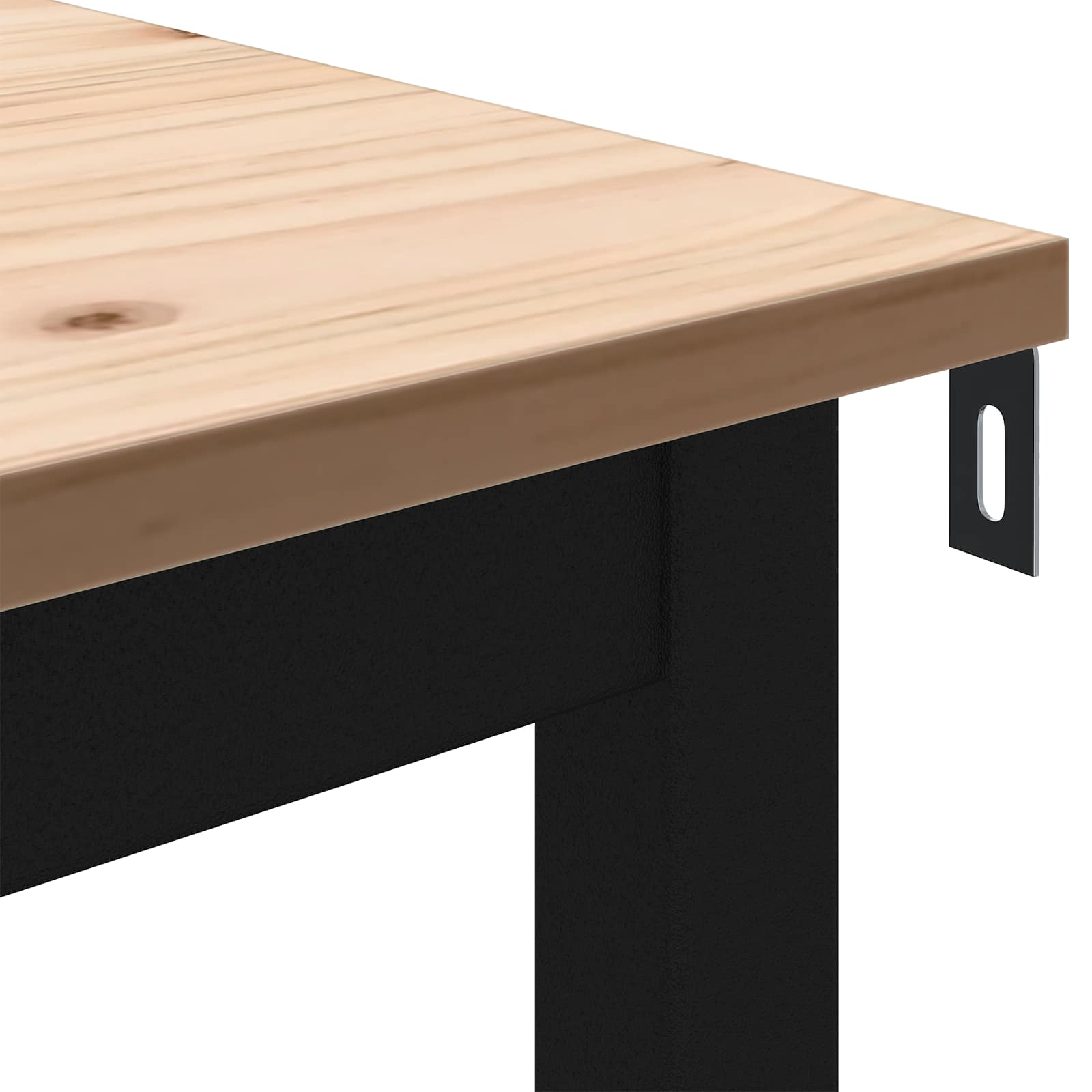 vidaXL Stół jadalny Naturalny 70 x 70 x 75 cm Lite drewno sosnowe