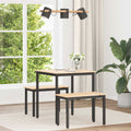 vidaXL Stół jadalny Naturalny 70 x 70 x 75 cm Lite drewno sosnowe