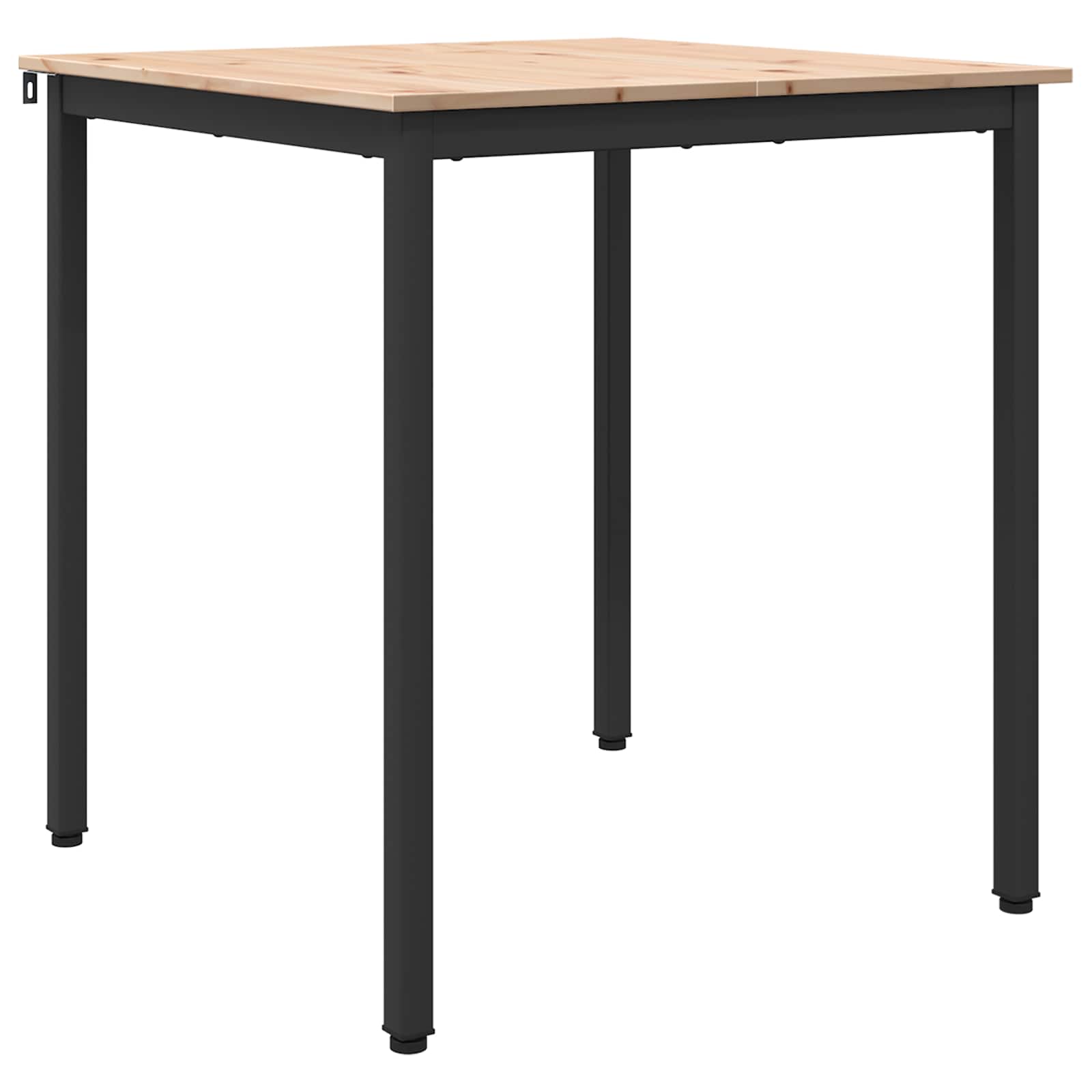 vidaXL Stół jadalny Naturalny 70 x 70 x 75 cm Lite drewno sosnowe