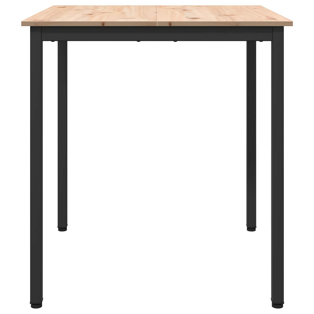 vidaXL Stół jadalny Naturalny 70 x 70 x 75 cm Lite drewno sosnowe