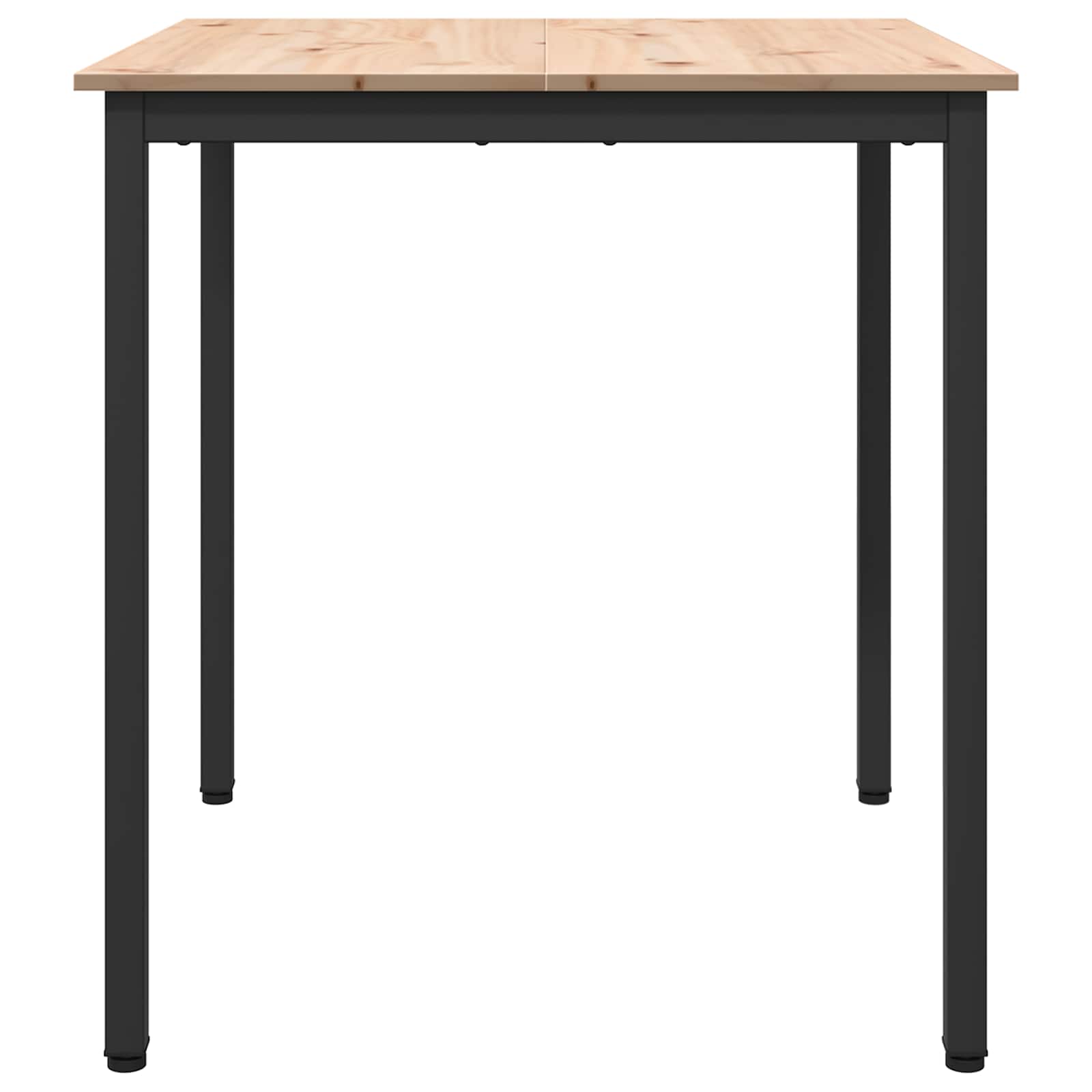vidaXL Stół jadalny Naturalny 70 x 70 x 75 cm Lite drewno sosnowe