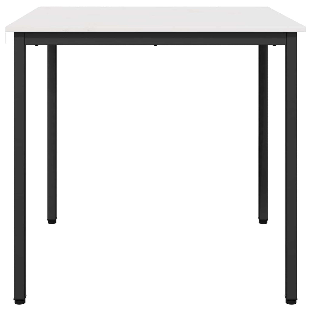 vidaXL Stół jadalny Biały 80 x 80 x 75 cm Lite drewno sosnowe