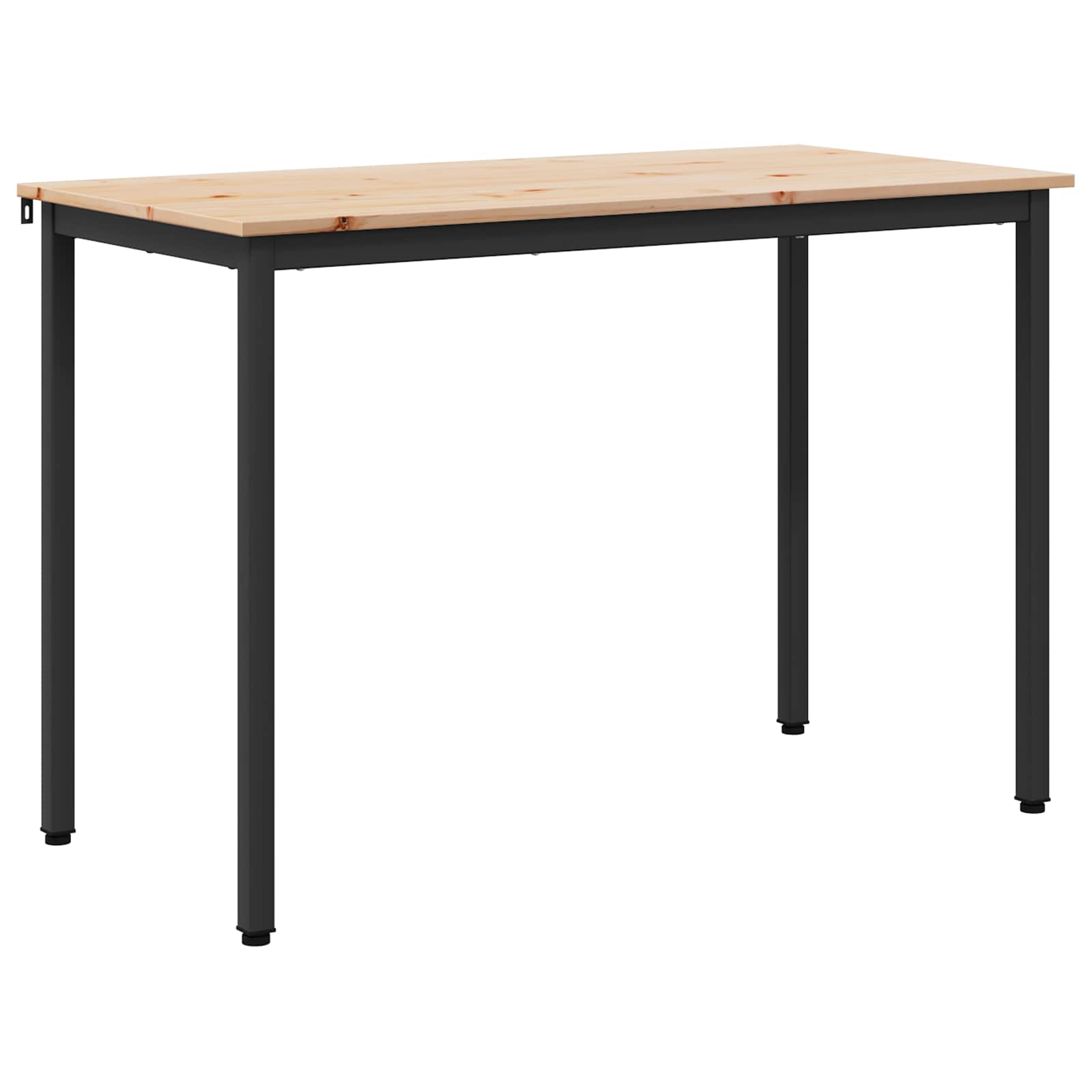 vidaXL Stół jadalny Naturalny 110 x 55 x 75 cm Lite drewno sosnowe