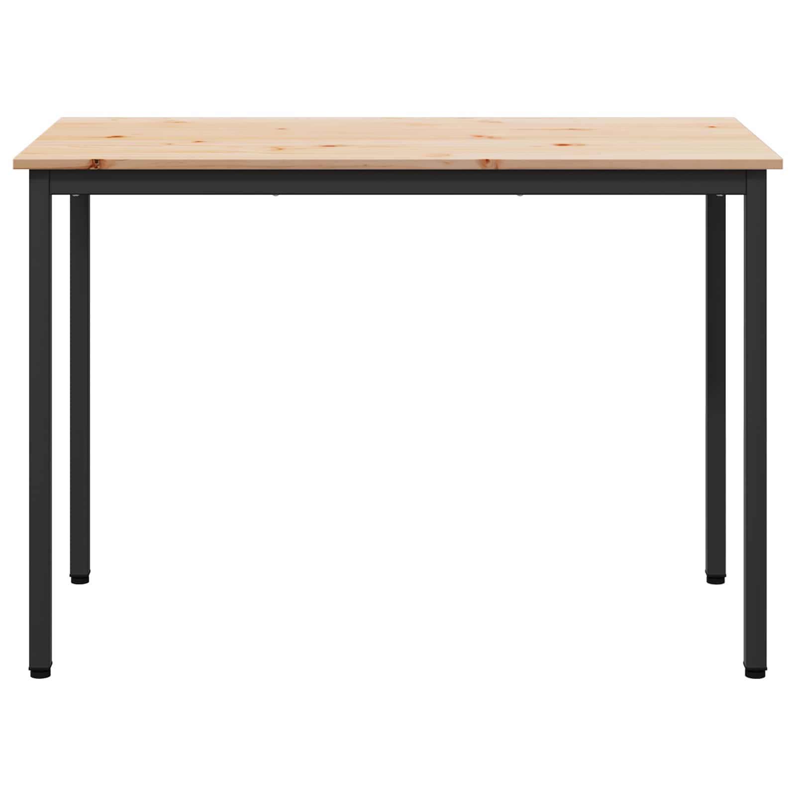 vidaXL Stół jadalny Naturalny 110 x 55 x 75 cm Lite drewno sosnowe