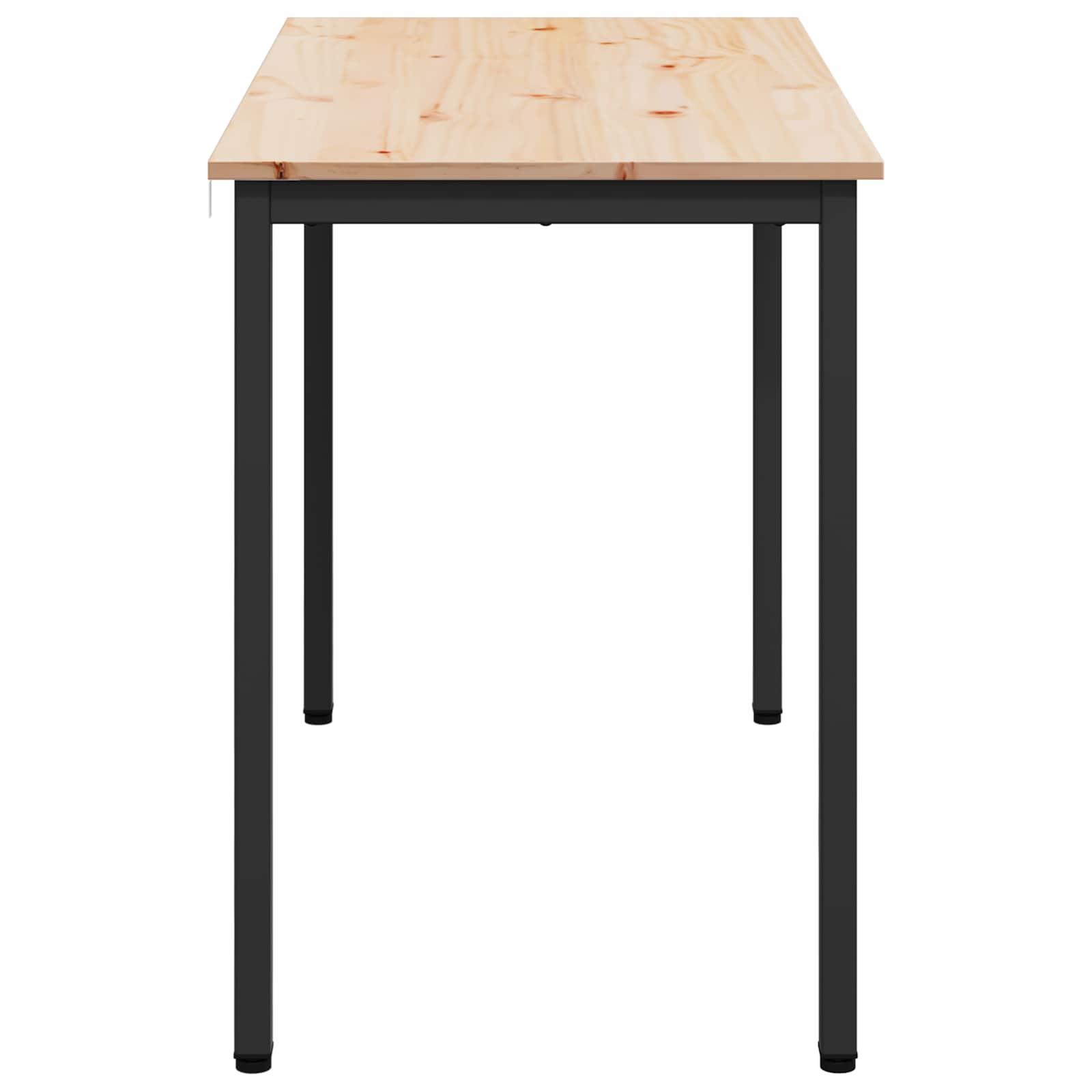 vidaXL Stół jadalny Naturalny 110 x 55 x 75 cm Lite drewno sosnowe