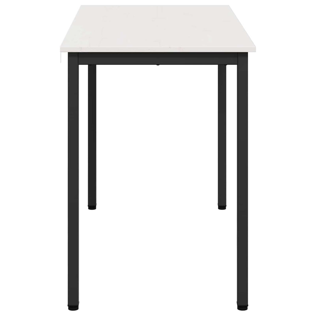 vidaXL Stół jadalny Biały 110 x 55 x 75 cm Lite drewno sosnowe