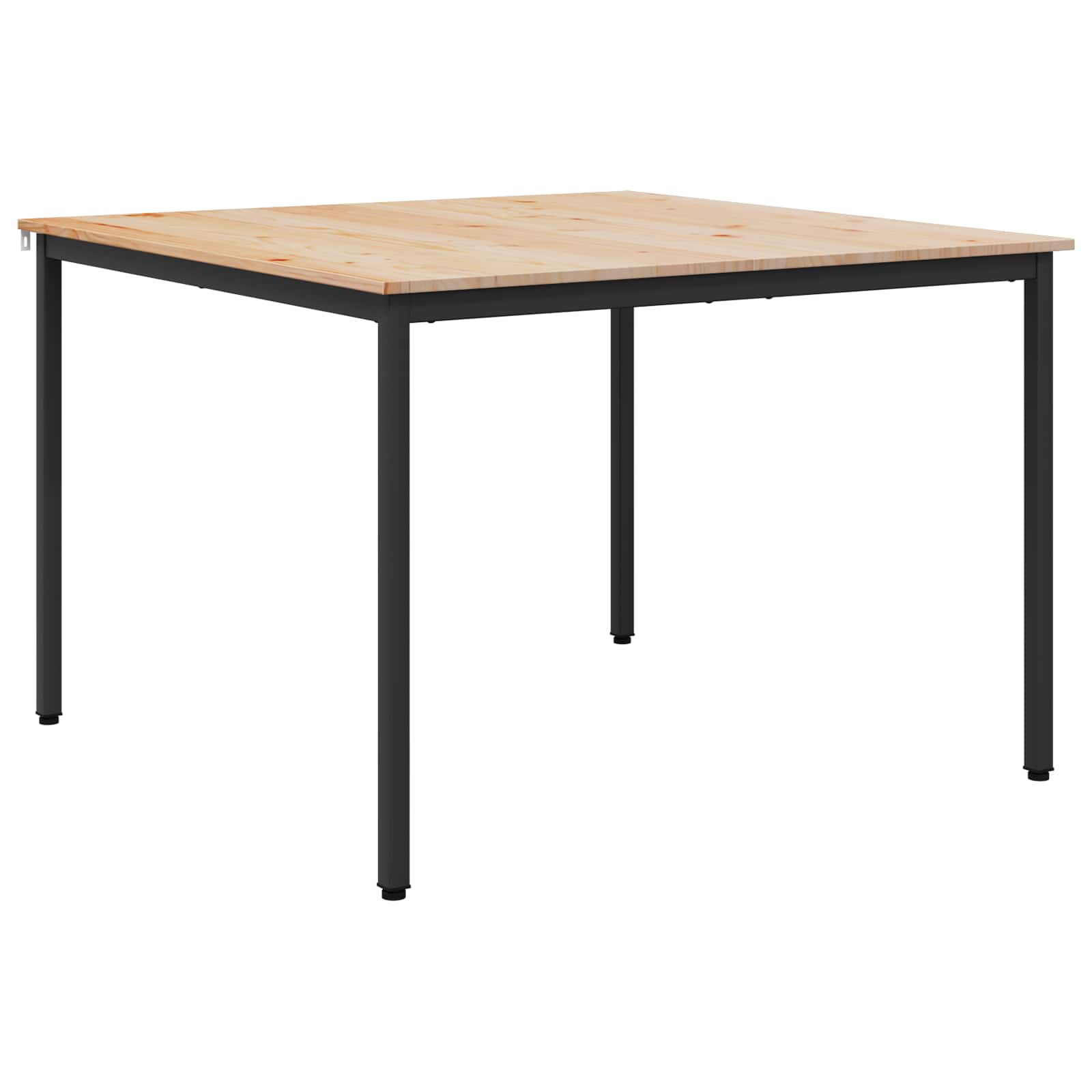 vidaXL Stół jadalny Naturalny 110 x 110 x 75 cm Lite drewno sosnowe