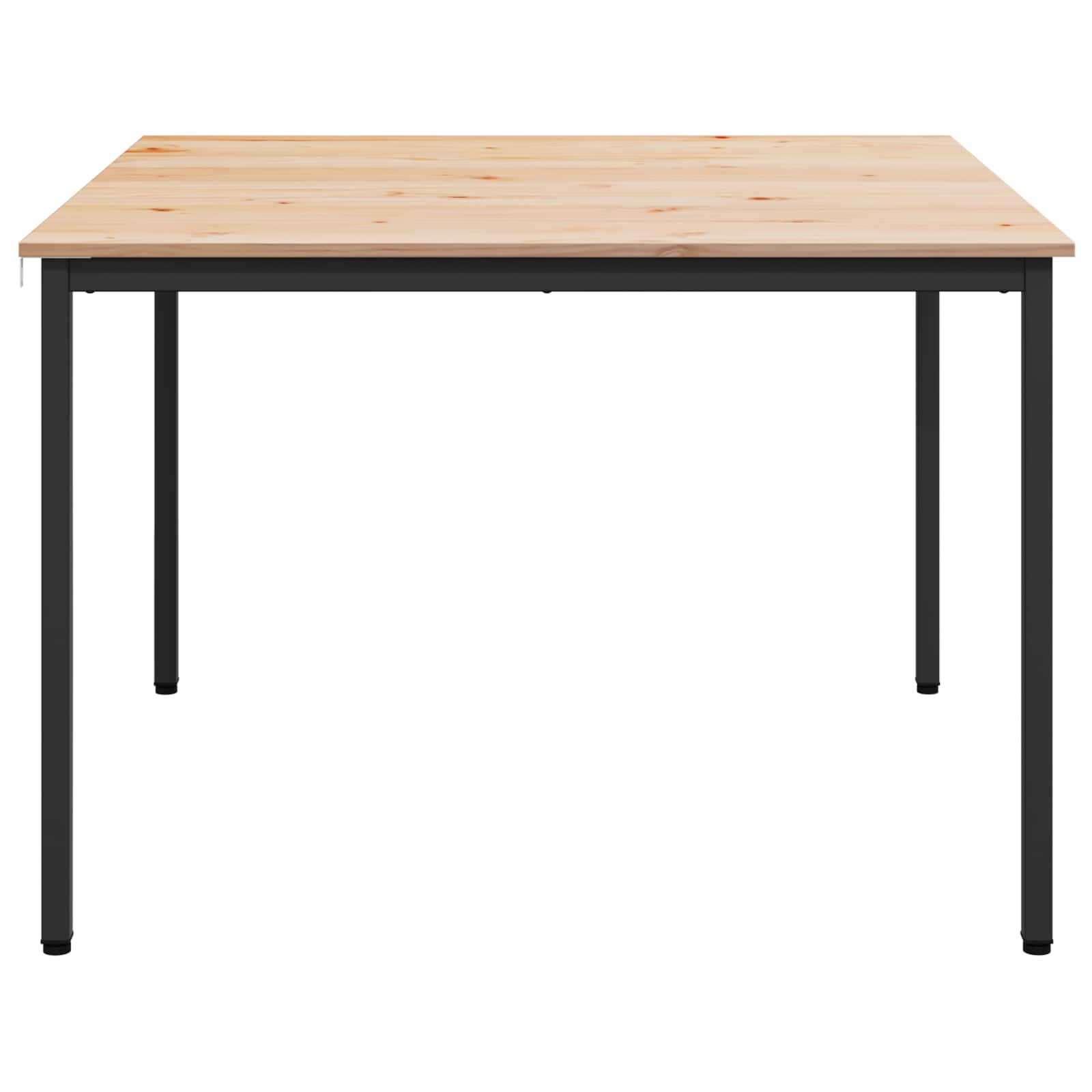 vidaXL Stół jadalny Naturalny 110 x 110 x 75 cm Lite drewno sosnowe