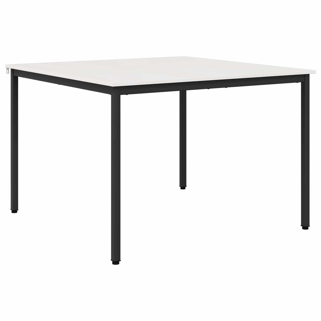 vidaXL Stół jadalny Biały 110 x 110 x 75 cm Lite drewno sosnowe