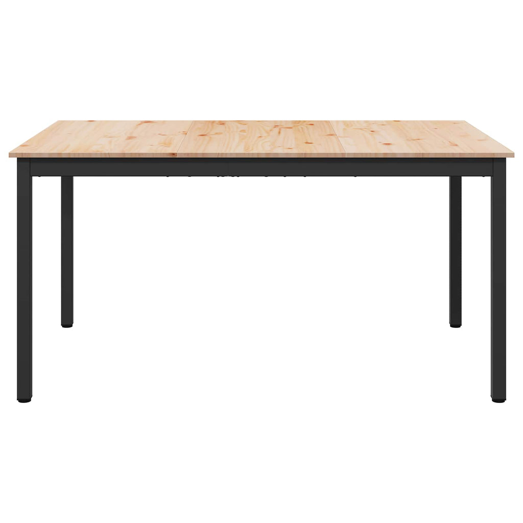 vidaXL Stół jadalny Naturalny 140 x 80 x 75 cm Lite drewno sosnowe