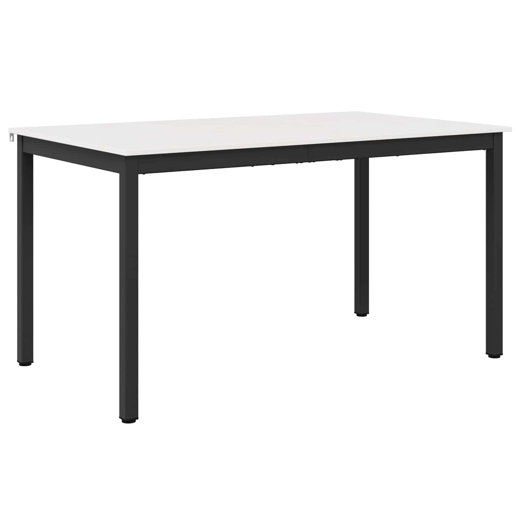 vidaXL Stół jadalny Biały 150 x 90 x 75 cm Lite drewno sosnowe