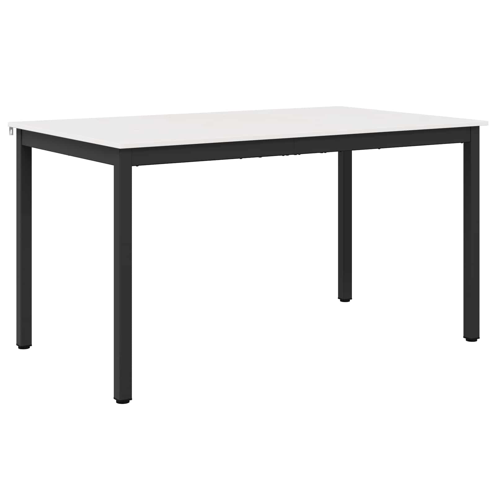 vidaXL Stół jadalny Biały 150 x 90 x 75 cm Lite drewno sosnowe