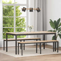 vidaXL Stół jadalny Naturalny 180 x 90 x 75 cm Lite drewno sosnowe