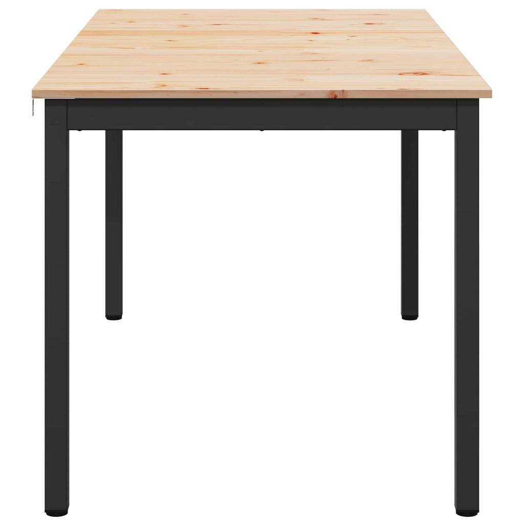 vidaXL Stół jadalny Naturalny 180 x 90 x 75 cm Lite drewno sosnowe