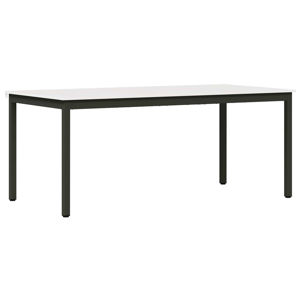 vidaXL Stół jadalny Biały 180 x 90 x 75 cm Lite drewno sosnowe