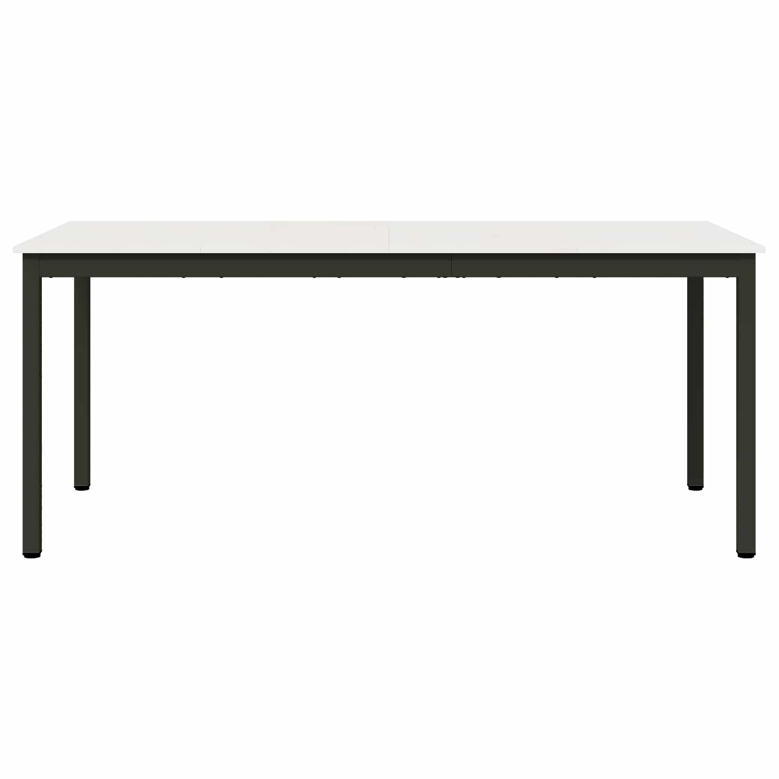 vidaXL Stół jadalny Biały 180 x 90 x 75 cm Lite drewno sosnowe