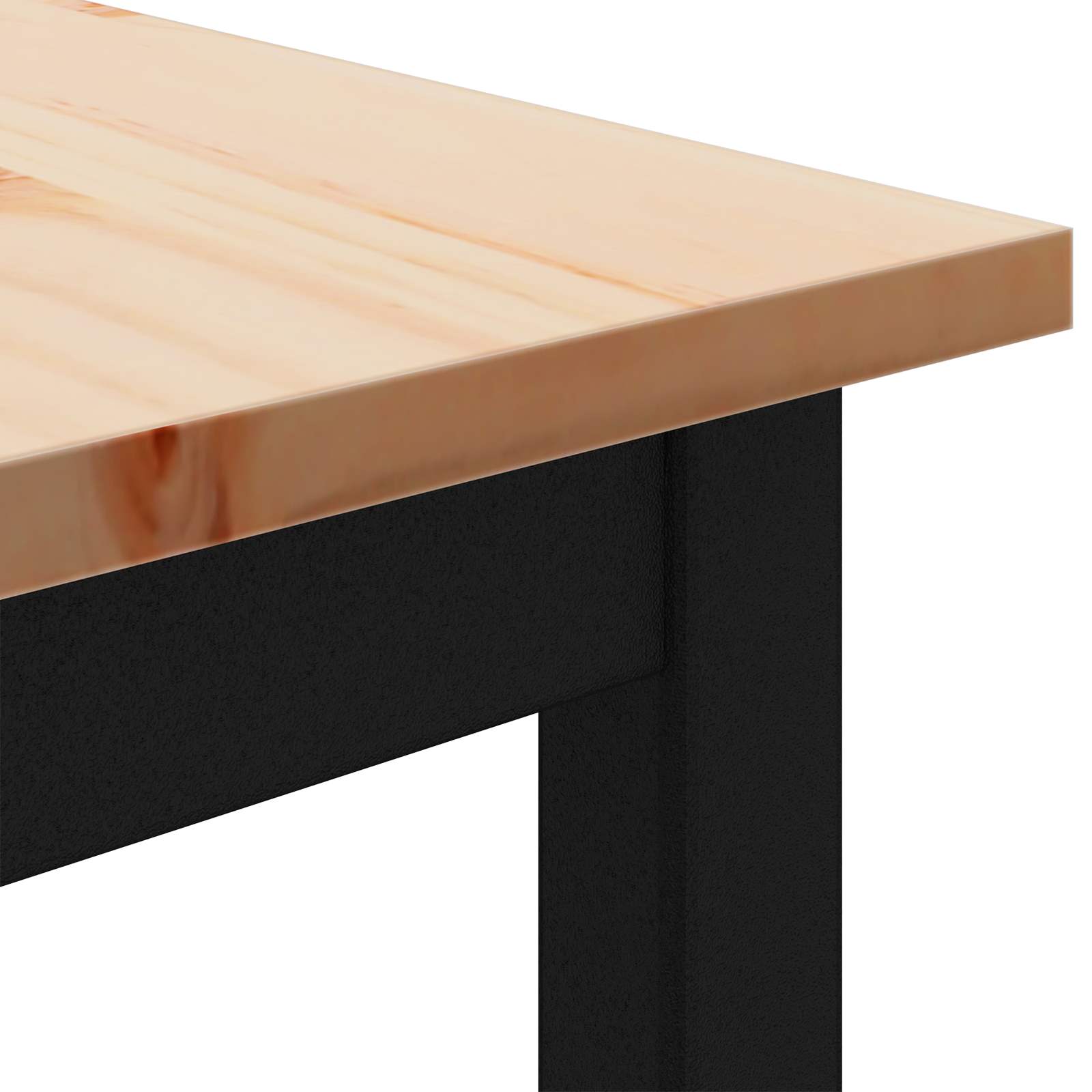 vidaXL Stół barowy Naturalny 70 x 70 x 105 cm Lite drewno sosnowe