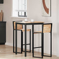vidaXL Stół barowy Naturalny 70 x 70 x 105 cm Lite drewno sosnowe