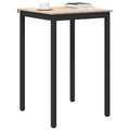 vidaXL Stół barowy Naturalny 70 x 70 x 105 cm Lite drewno sosnowe