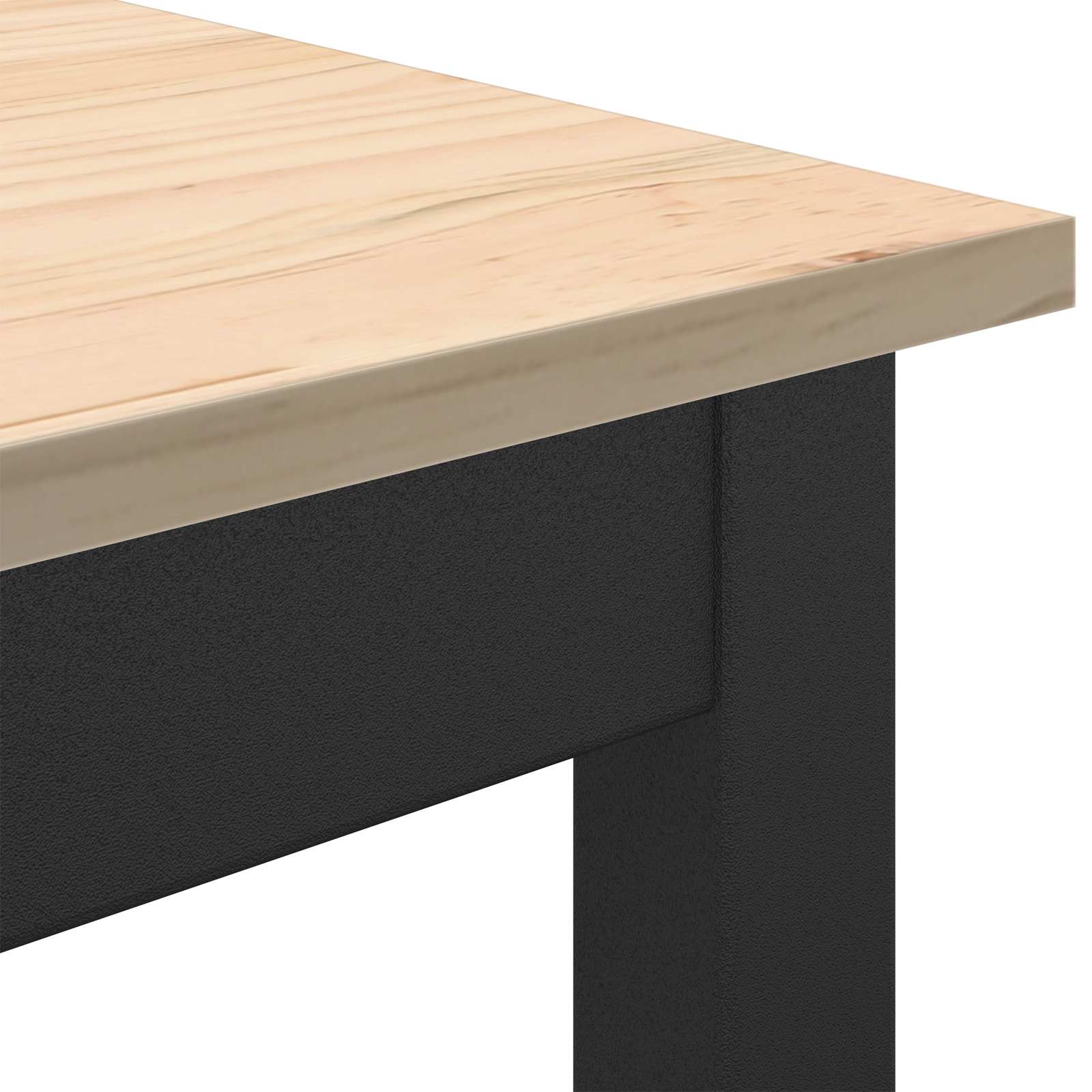 vidaXL Stół barowy Naturalny 80 x 80 x 105 cm Lite drewno sosnowe