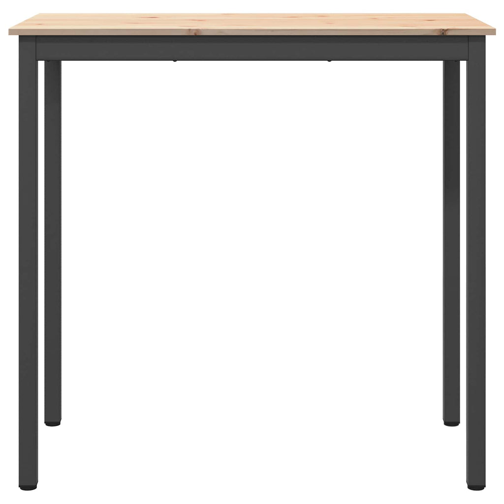vidaXL Stół barowy Naturalny 110 x 55 x 105 cm Lite drewno sosnowe