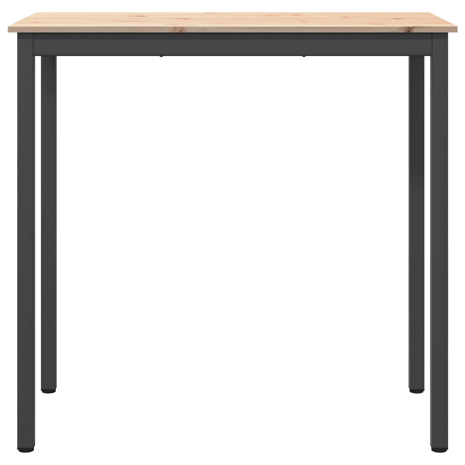 vidaXL Stół barowy Naturalny 110 x 55 x 105 cm Lite drewno sosnowe