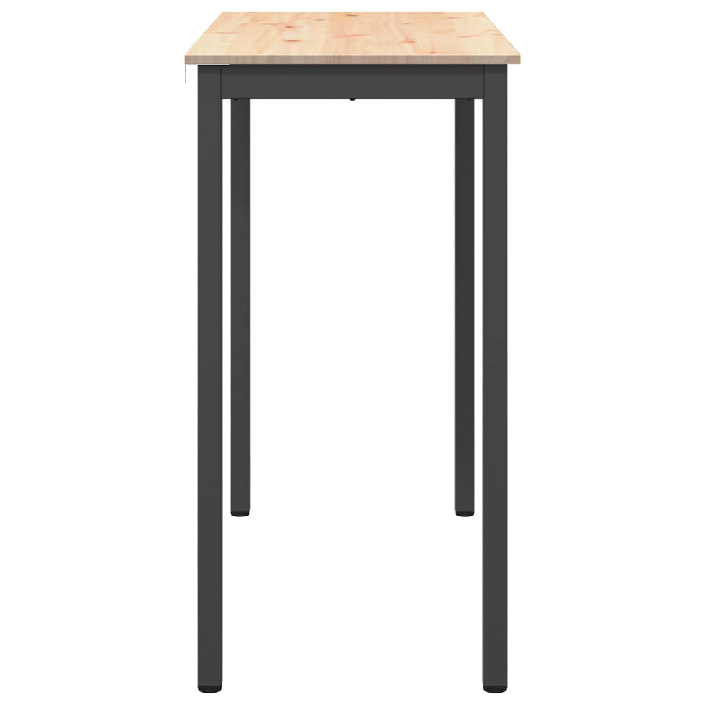vidaXL Stół barowy Naturalny 110 x 55 x 105 cm Lite drewno sosnowe