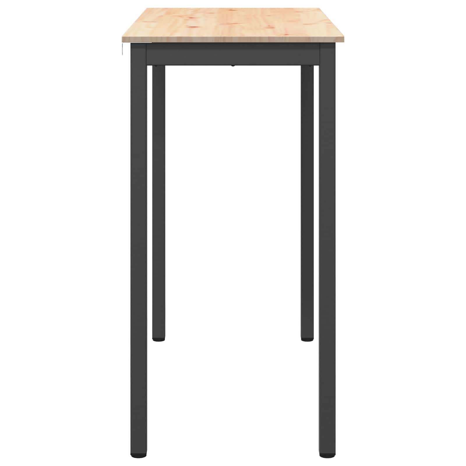 vidaXL Stół barowy Naturalny 110 x 55 x 105 cm Lite drewno sosnowe