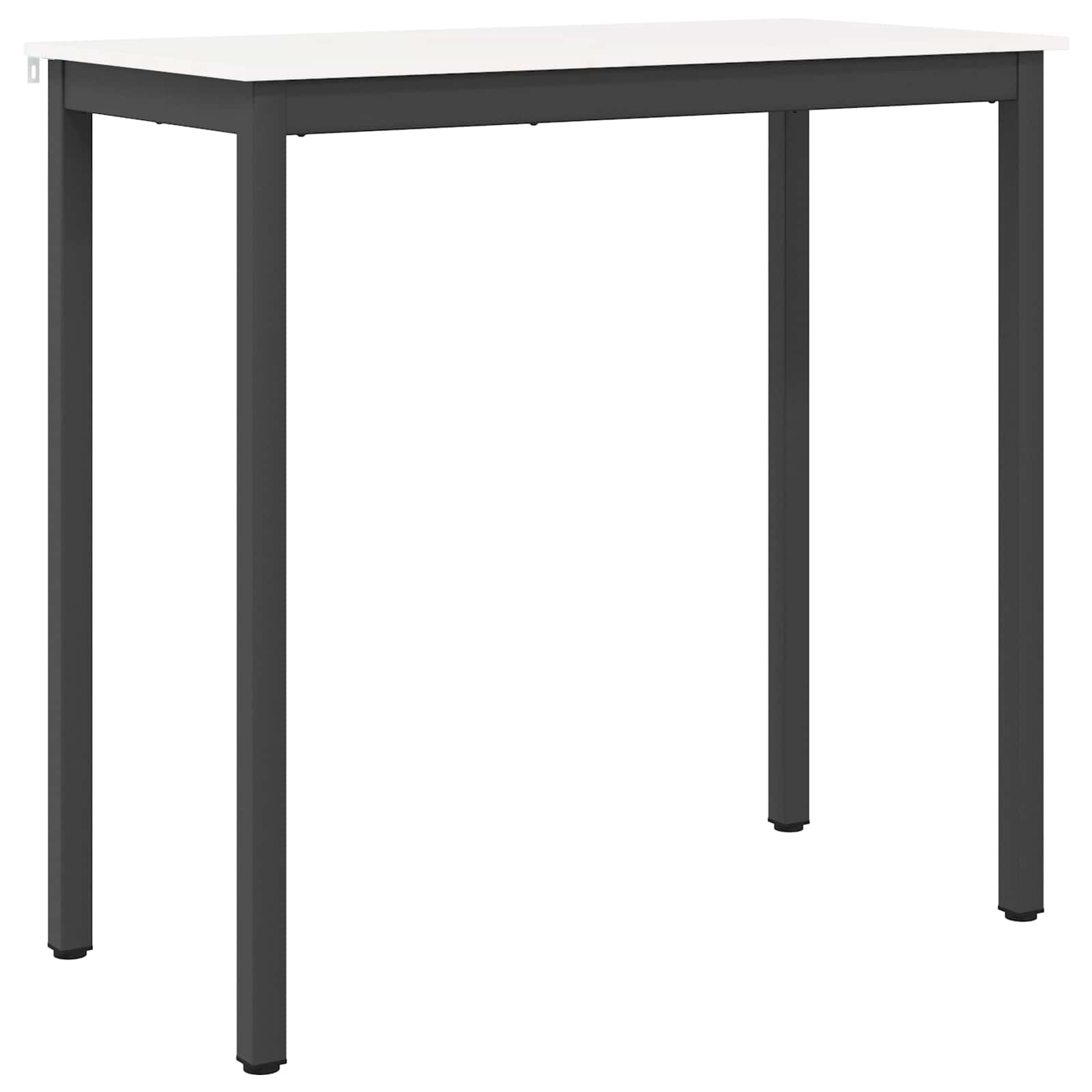 vidaXL Stół barowy Biały 110 x 55 x 105 cm Lite drewno sosnowe