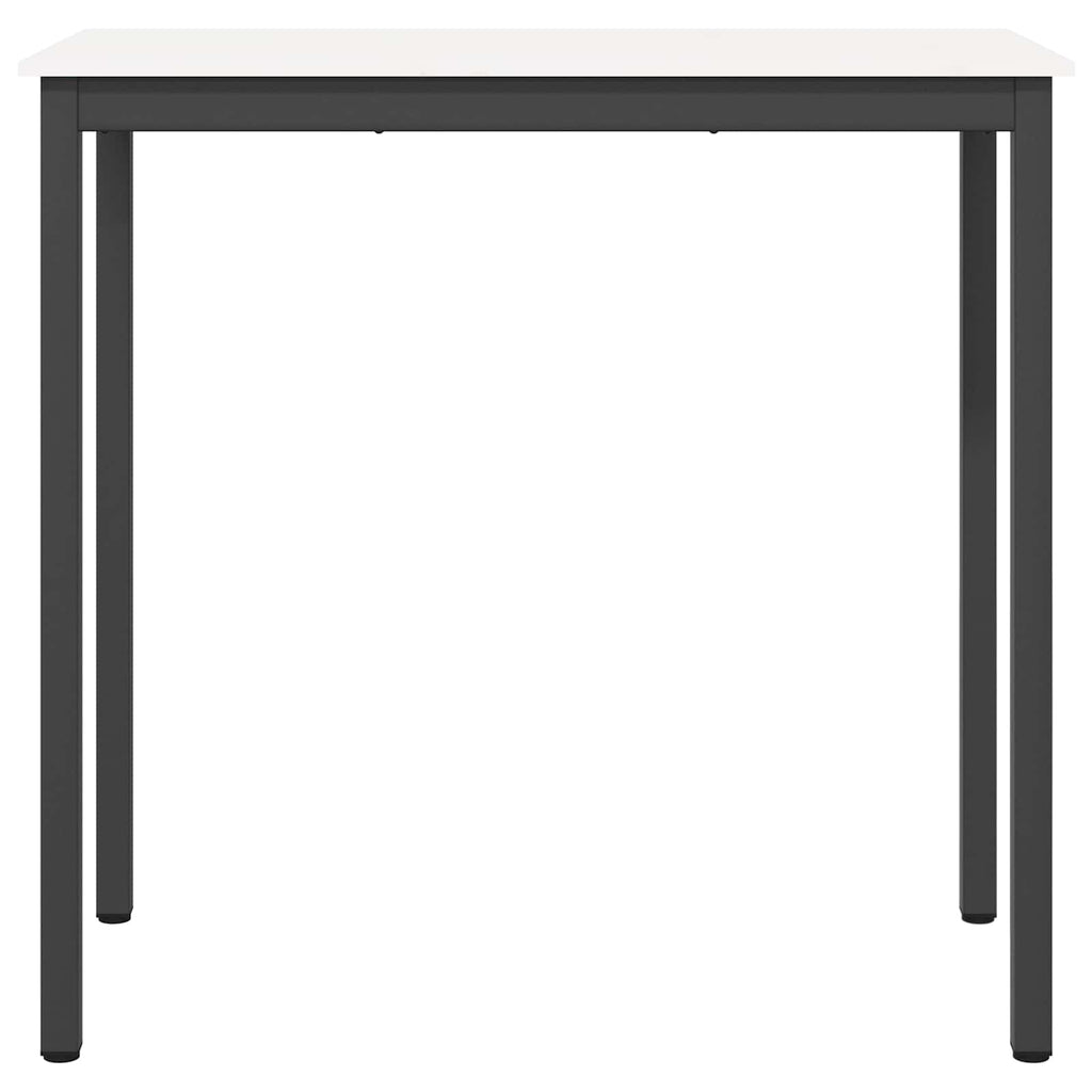 vidaXL Stół barowy Biały 110 x 55 x 105 cm Lite drewno sosnowe