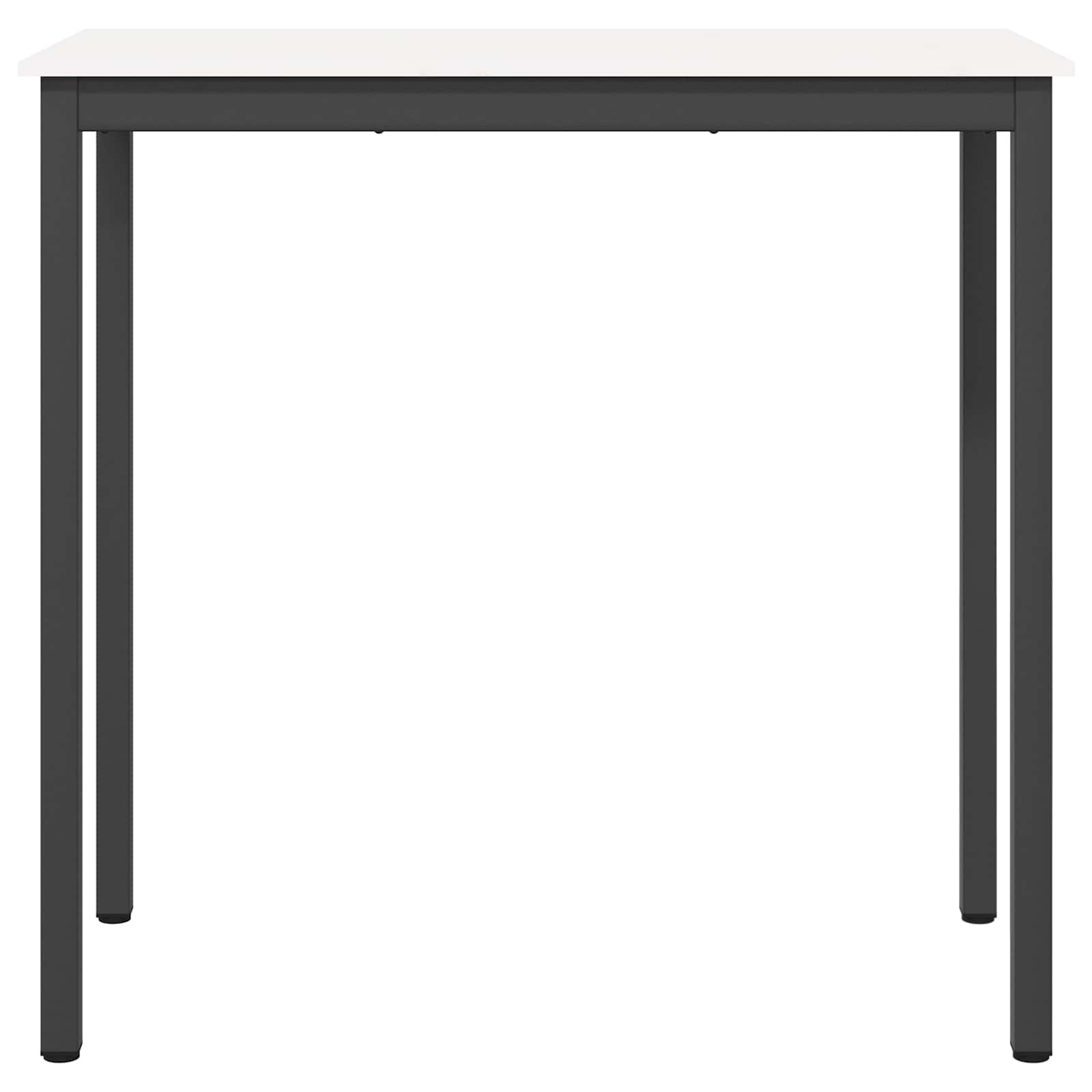 vidaXL Stół barowy Biały 110 x 55 x 105 cm Lite drewno sosnowe