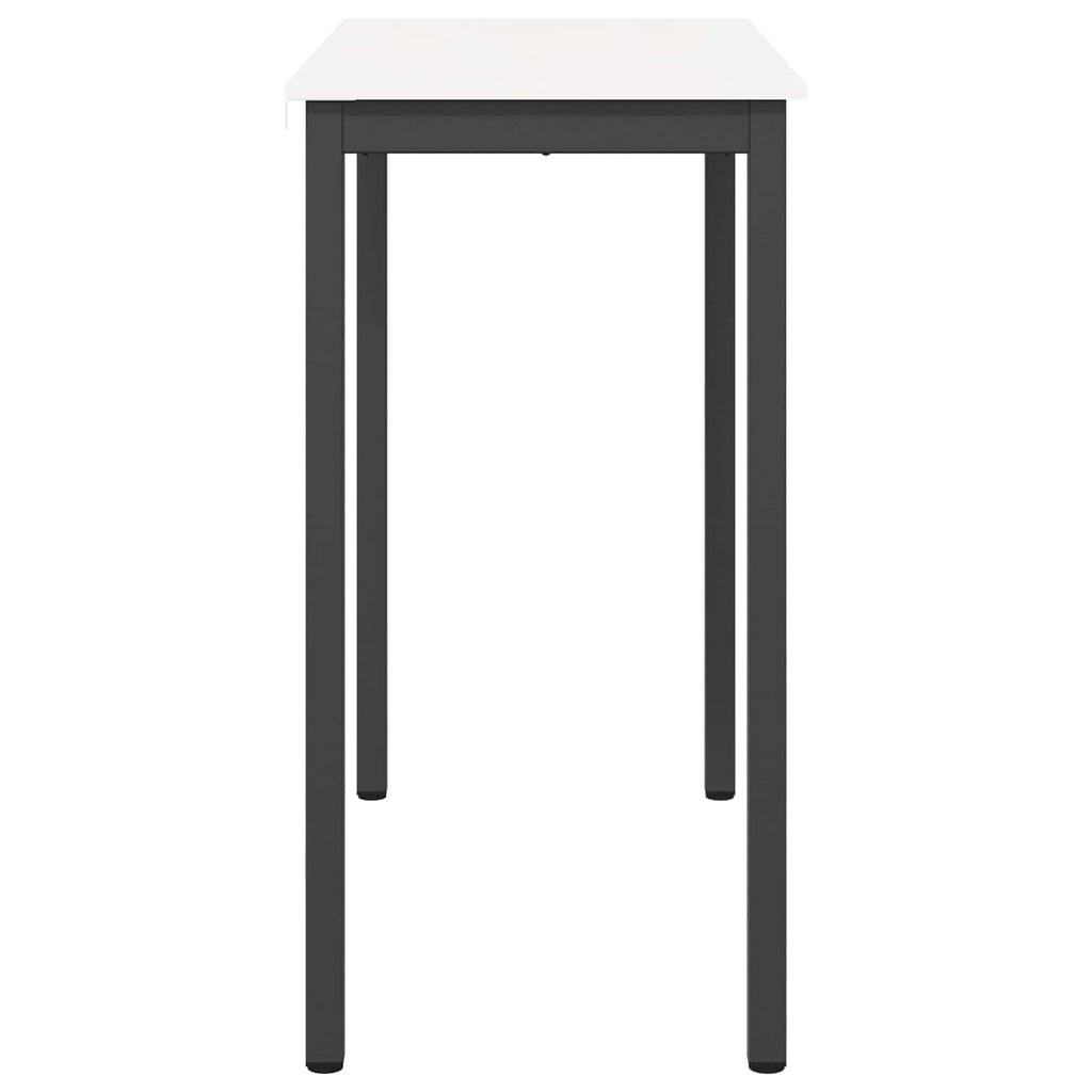 vidaXL Stół barowy Biały 110 x 55 x 105 cm Lite drewno sosnowe