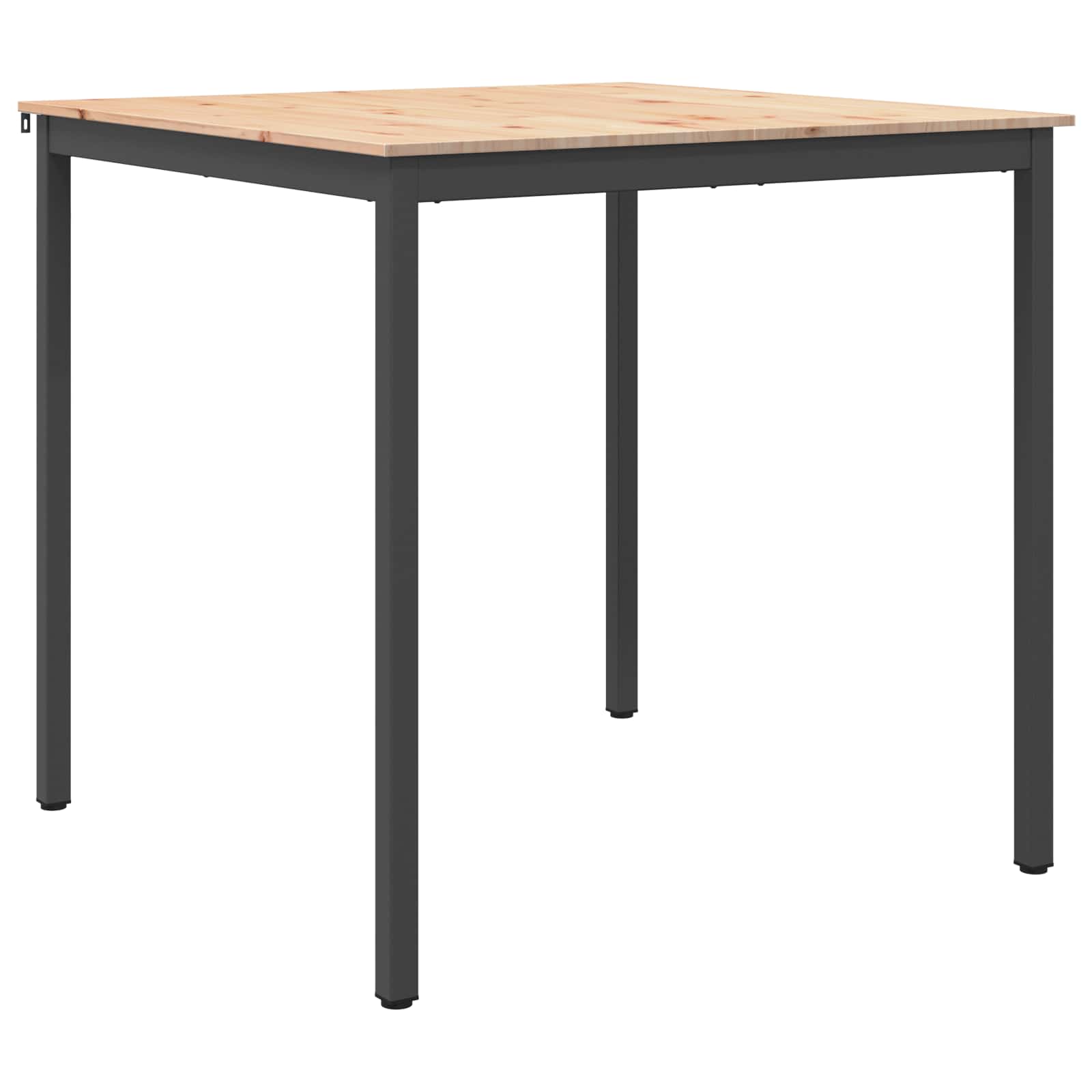 vidaXL Stół barowy Naturalny 110 x 110 x 105 cm Lite drewno sosnowe