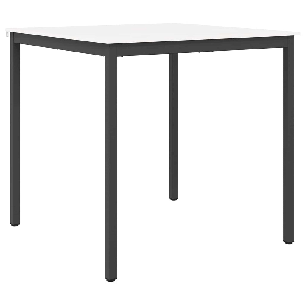 vidaXL Stół barowy Biały 110 x 110 x 105 cm Lite drewno sosnowe