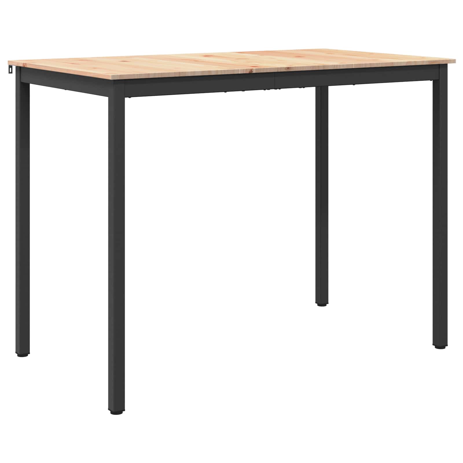 vidaXL Stół barowy Naturalny 140 x 80 x 105 cm Lite drewno sosnowe