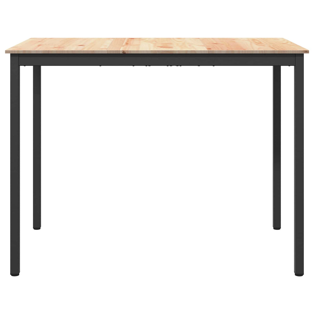 vidaXL Stół barowy Naturalny 140 x 80 x 105 cm Lite drewno sosnowe