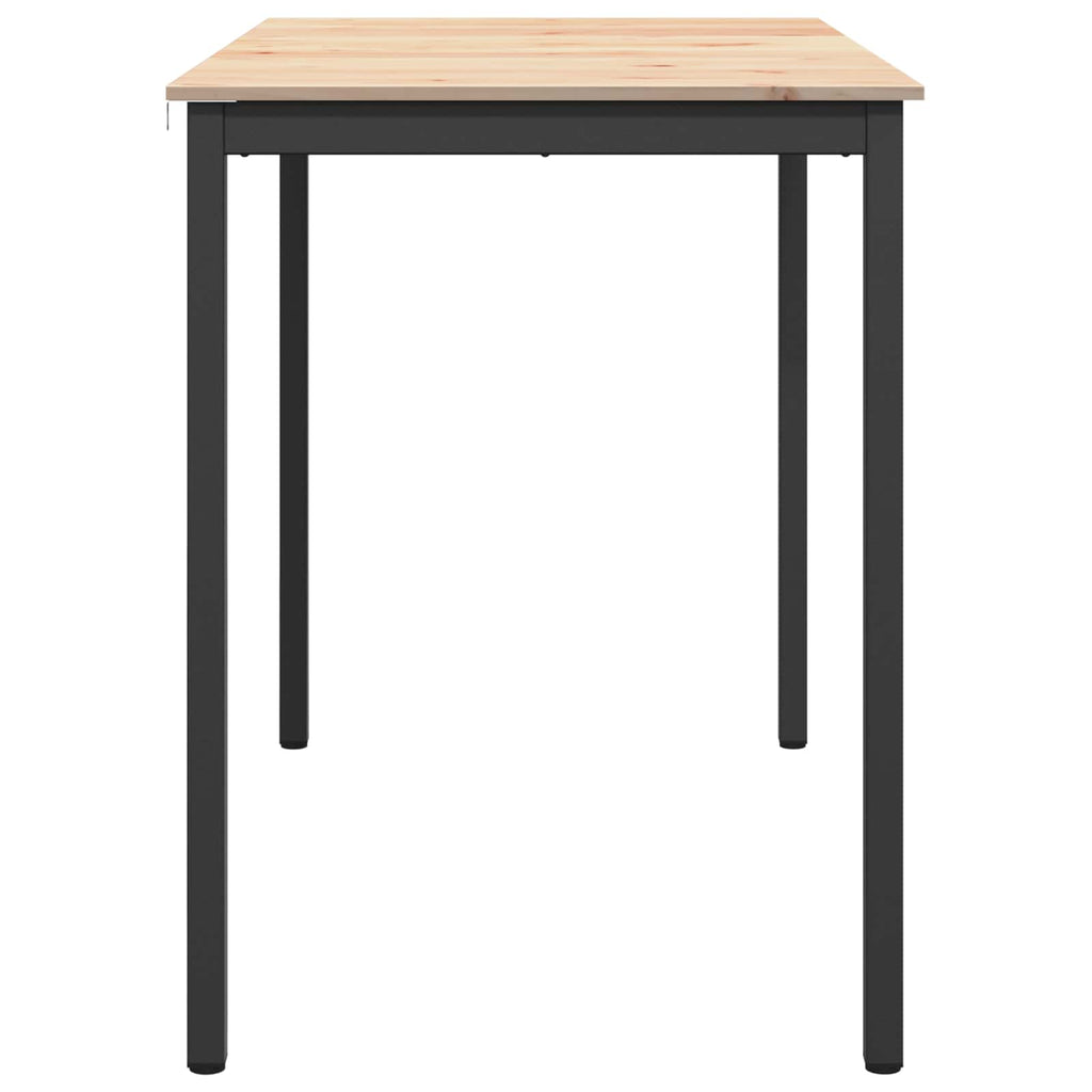 vidaXL Stół barowy Naturalny 140 x 80 x 105 cm Lite drewno sosnowe