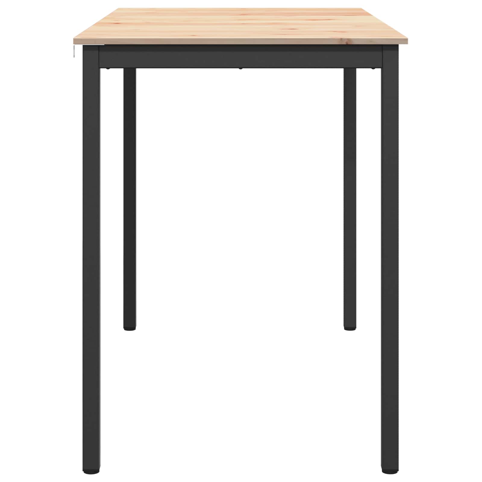 vidaXL Stół barowy Naturalny 140 x 80 x 105 cm Lite drewno sosnowe
