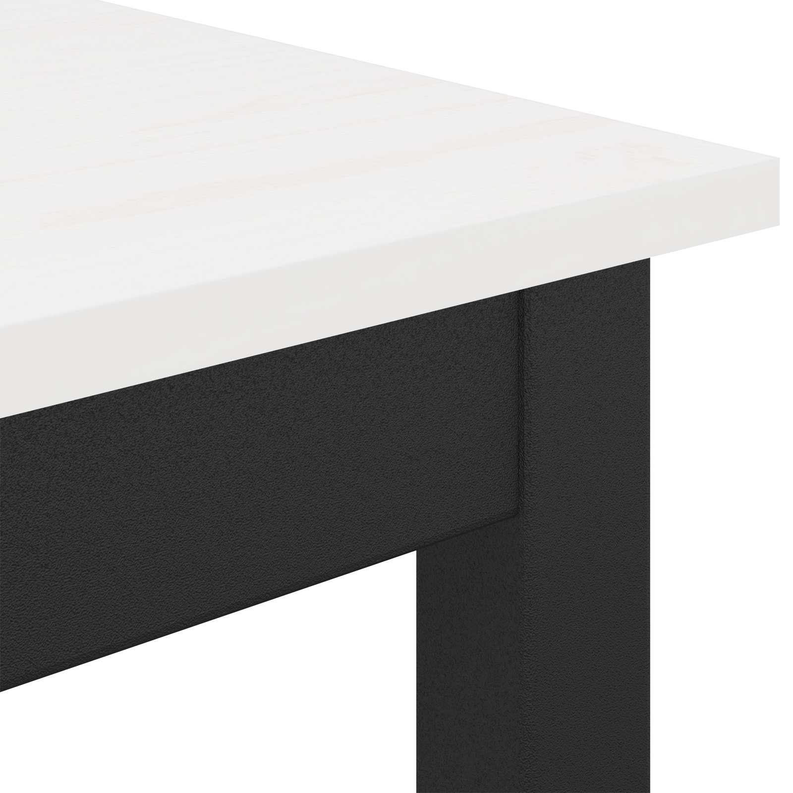 vidaXL Stół barowy Biały 140 x 80 x 105 cm Lite drewno sosnowe