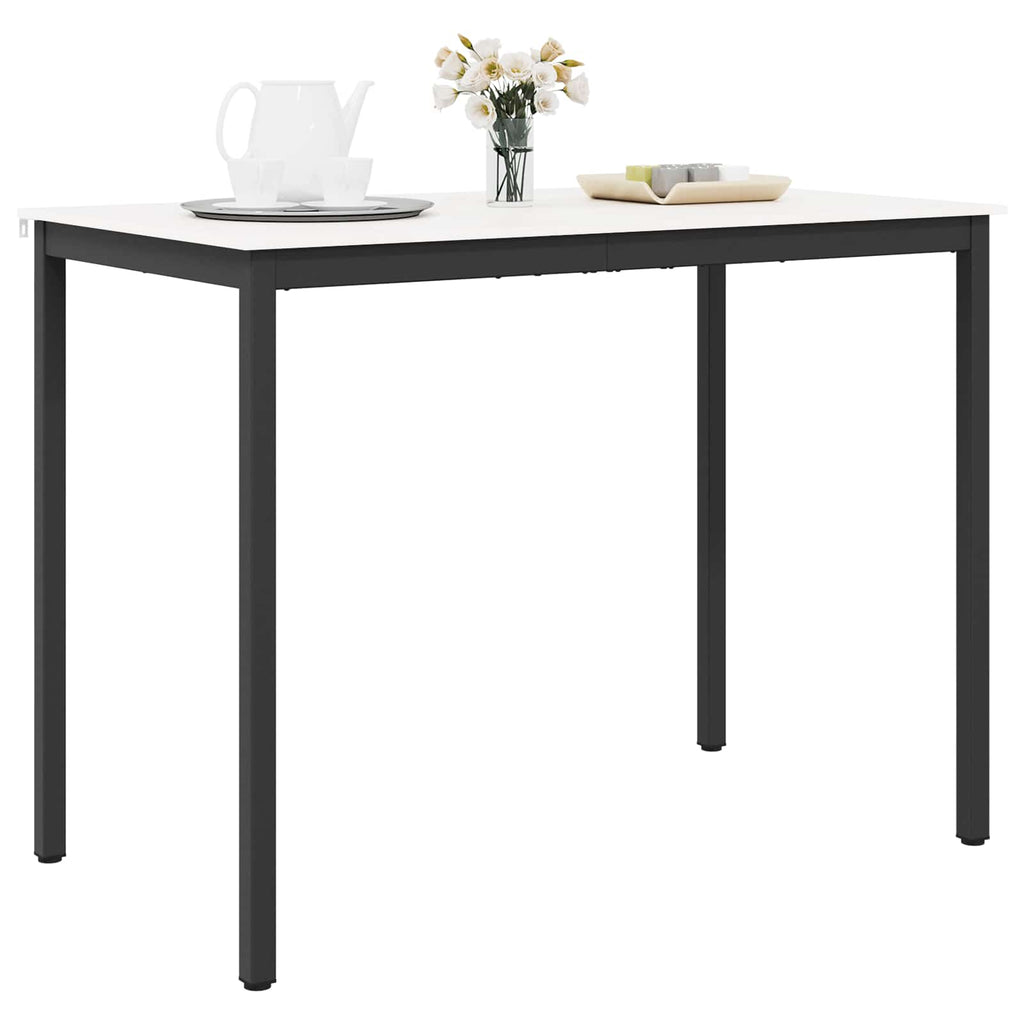 vidaXL Stół barowy Biały 140 x 80 x 105 cm Lite drewno sosnowe