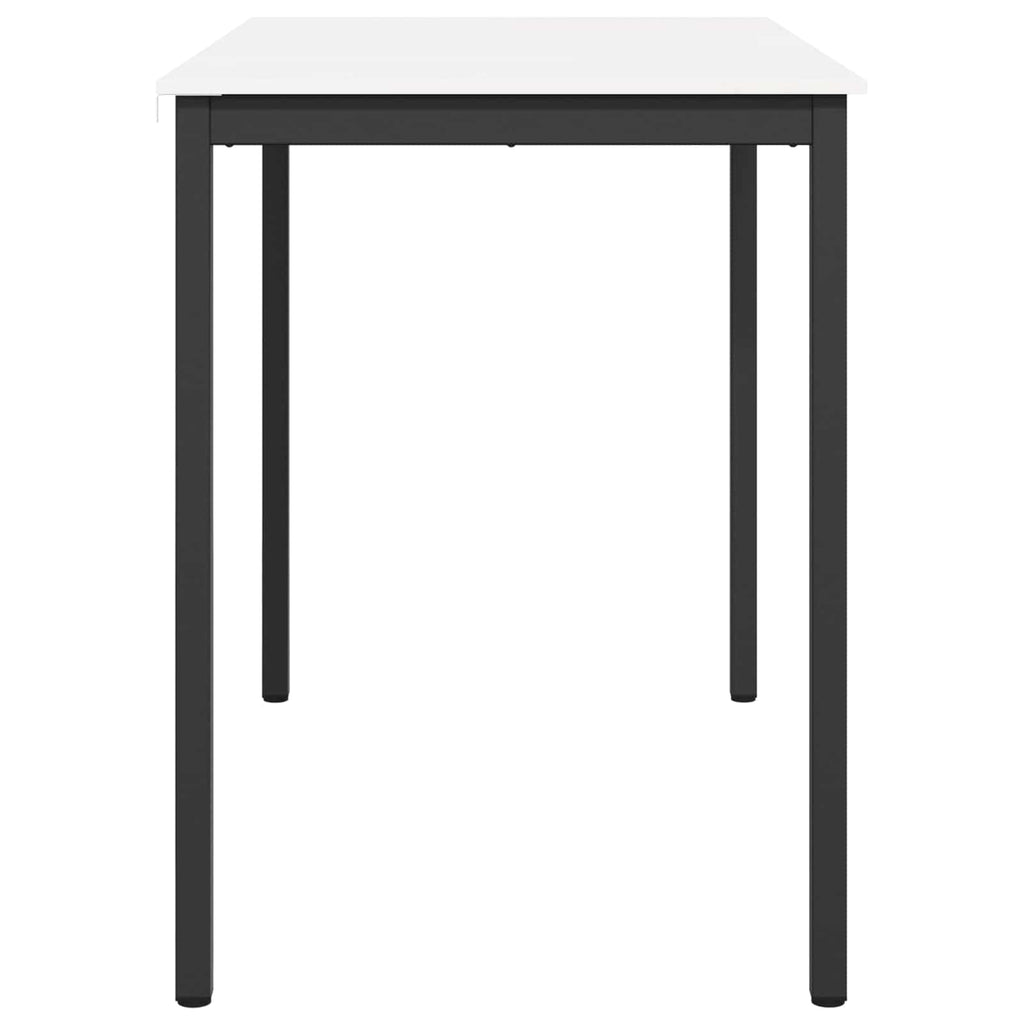 vidaXL Stół barowy Biały 140 x 80 x 105 cm Lite drewno sosnowe