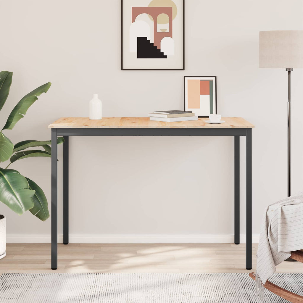 vidaXL Stół barowy Naturalny 150 x 80 x 105 cm Lite drewno sosnowe