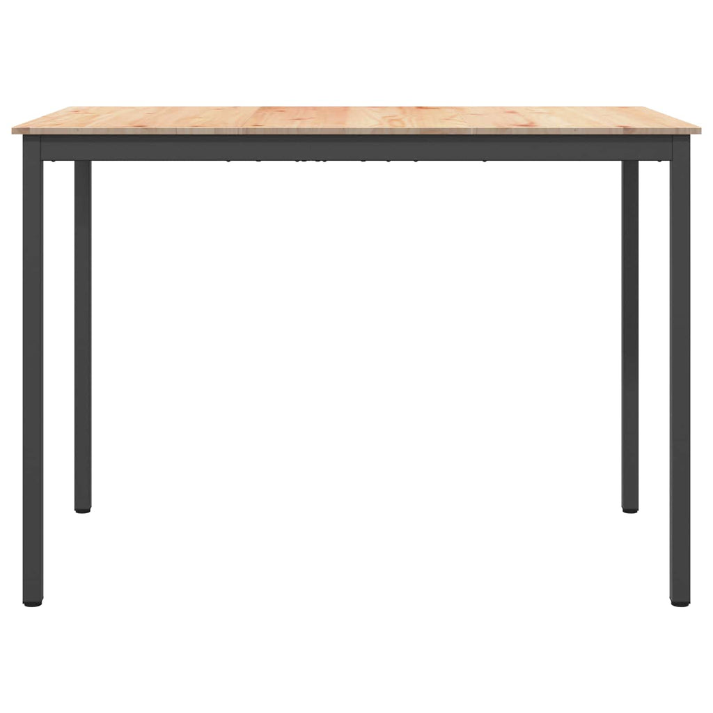 vidaXL Stół barowy Naturalny 150 x 80 x 105 cm Lite drewno sosnowe