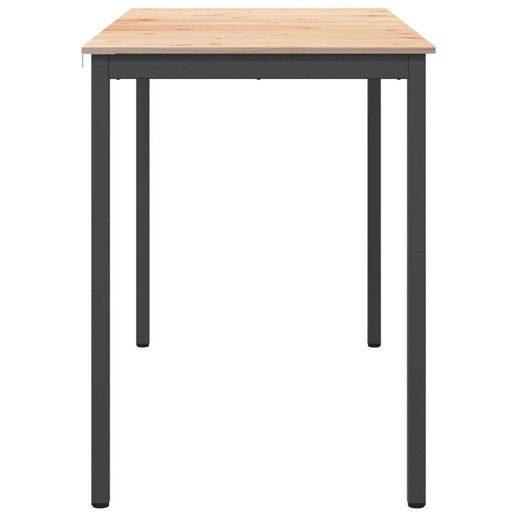vidaXL Stół barowy Naturalny 150 x 80 x 105 cm Lite drewno sosnowe