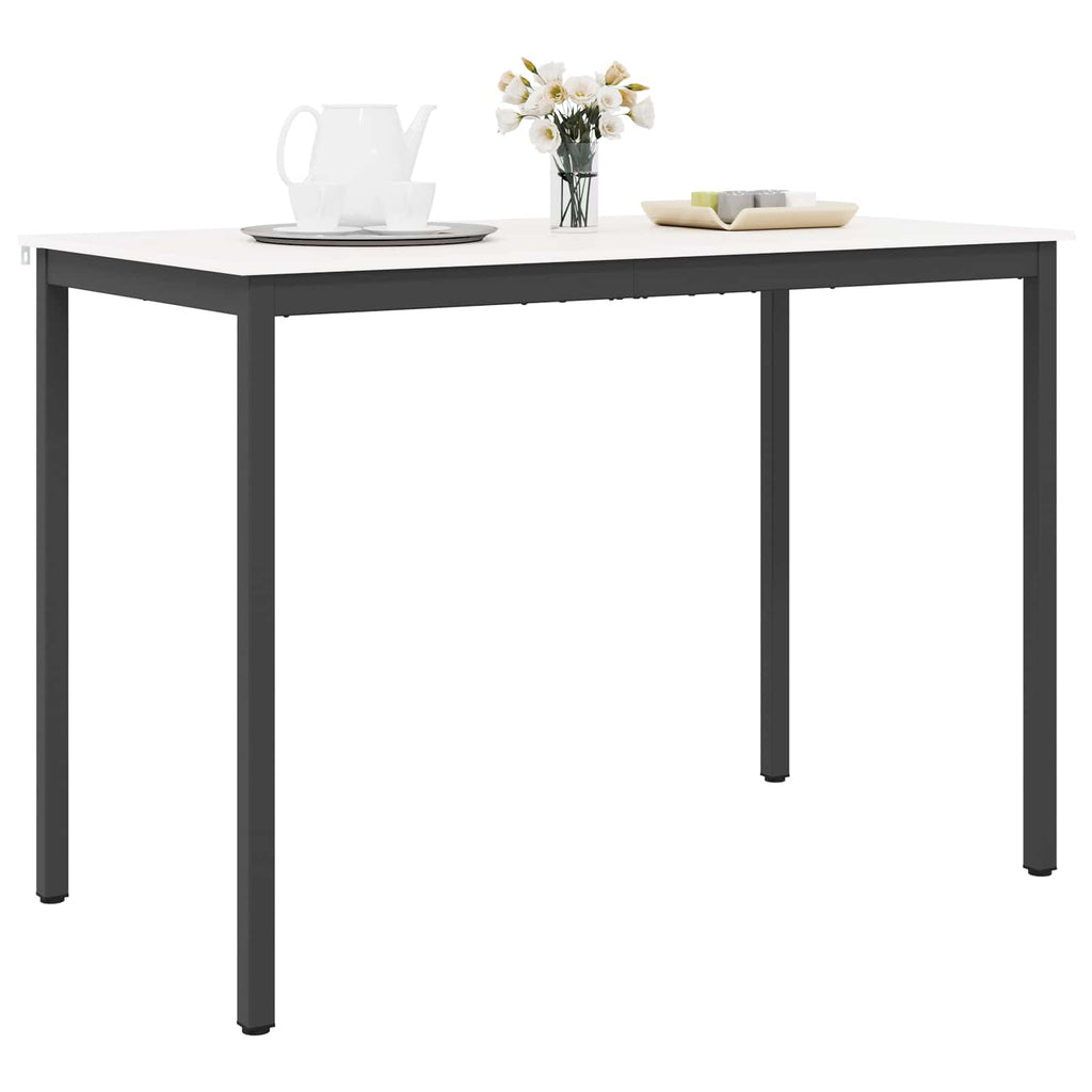 vidaXL Stół barowy Biały 150 x 80 x 105 cm Lite drewno sosnowe