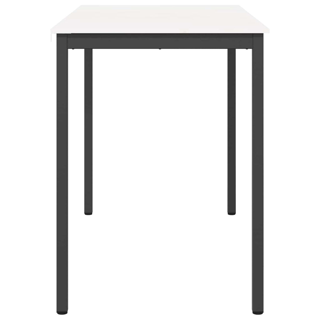 vidaXL Stół barowy Biały 150 x 80 x 105 cm Lite drewno sosnowe