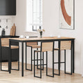 vidaXL Stół barowy Naturalny 180 x 90 x 105 cm Lite drewno sosnowe
